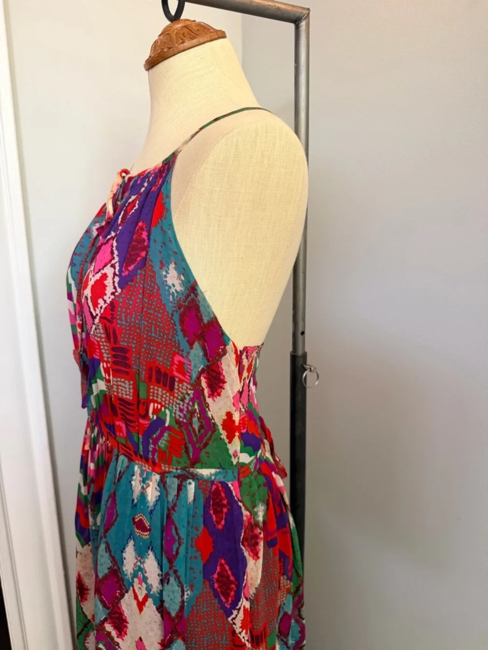 Maeve Multicolor Pattern Maxi Dress - Picture 4 of 7